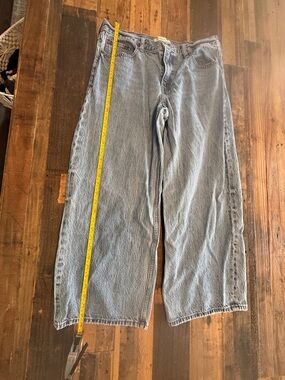 Abercrombie & Fitch Low Rise Ultra Loose Wide-Leg Jeans size 29 extra short